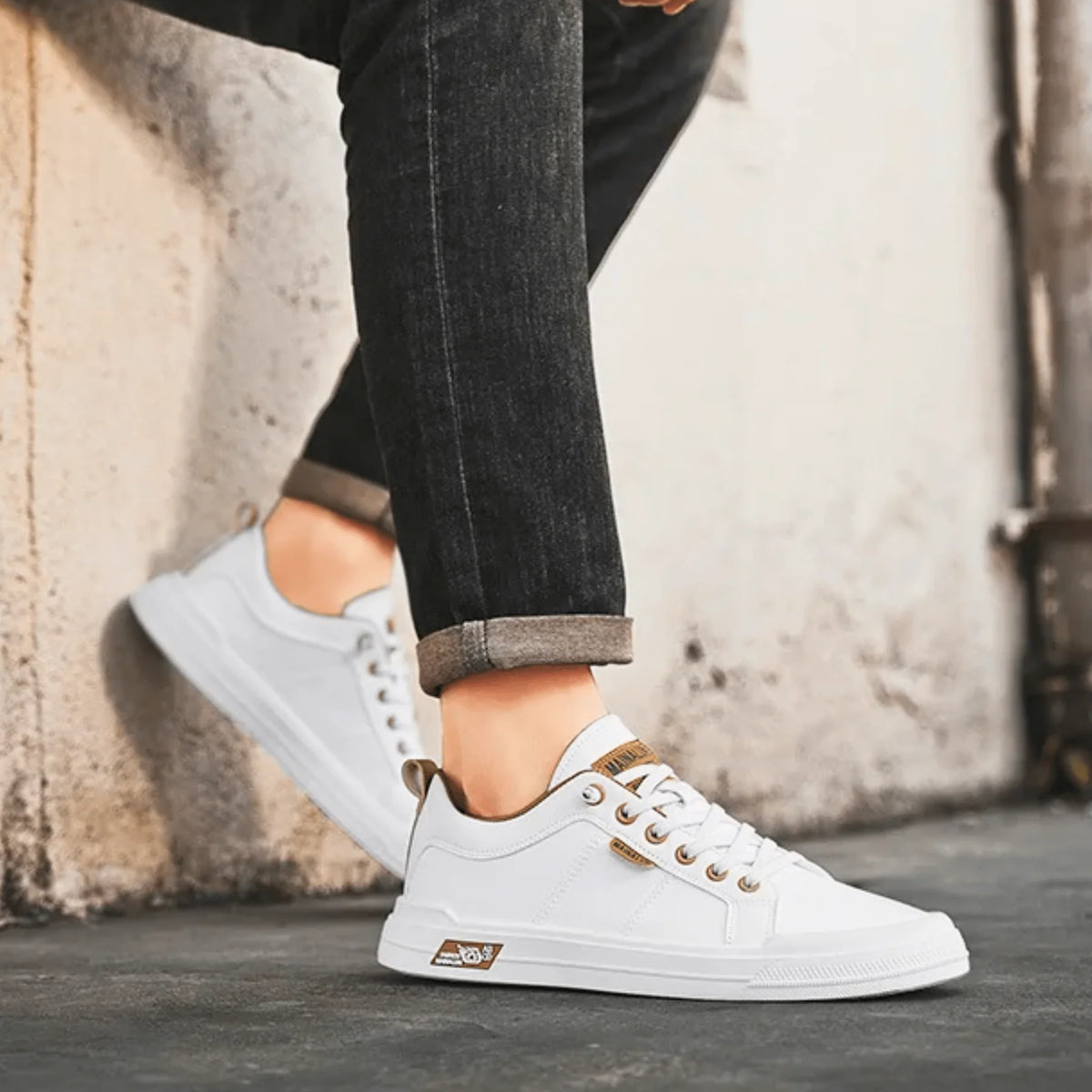 Harrington | Klassiske sneakers i læder